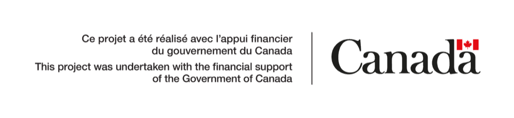 Ce projet a été réalisé avec l’appui financier du gouvernement du Canada (mot-symbole Canada)